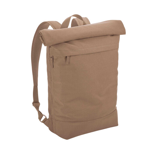 BagBase (One Size, Hazelnut) Bagbase Simplicity Roll Top Backpack