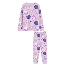 (9-10 Years, Multicoloured) Squishmallows Childrens/Kids All-Over Print Long Pyjama Set