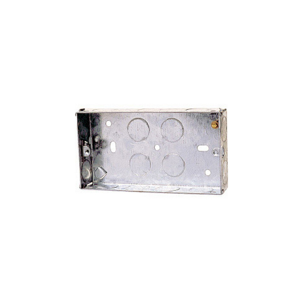 Photos - Other Electrical Equipment Dencon 2 Gang Metal Box (Pack of 10)