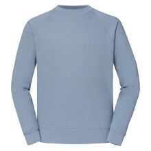 (L, Mineral Blue) Fruit of the Loom Unisex Adult Classic Raglan Sweatshirt