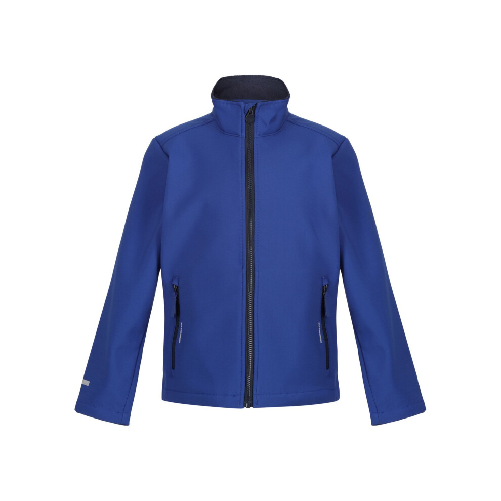Regatta (12-13 Years, New Royal/Navy) Childrens/Kids Ablaze 2 Layer Soft Shell Jacket