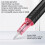 Red Wireless Tattoo Pen Machine Permanent Makeup RCA Interface Tattoo Pen 5