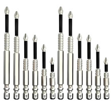 Magnetisches Schraubendreher-Bohrer-Set, Rutschfestes Magnetisches Elektroschrauber-Set (2 X 6 Stück)