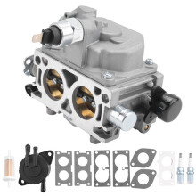 Carburetor W/Fuel Pump Filter & Spark Plugs Kit for GX630 GX630R GX660 GX690 16100-Z9E-033 16100-Z9E-023