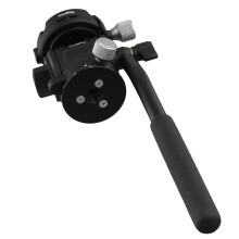 CH3 Videokopf - Max. Belastung 3 Kg, Tragbarer Fluidkopf für Außenaufnahmen