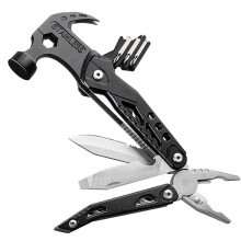 Multitool Hammer Folding Survival Tool: 14 in 1 All One Multi Small Gadget,Multifunctional Stainless Pliers Knife