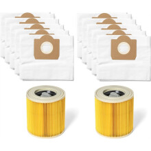 Set di Accessori per Filtri e Sacchetti per Aspirapolvere - Filtri e Sacchetti per Aspirapolvere, per  WD2  WD3 WD3P  3 Premium MV3 SE