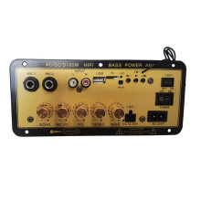 D100W Amplifier Board with Optical Audio Input Hifi Karaoke Amplifier Home/Car Amplifier Board US Plug