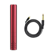 Roter Kabelloser Tattoo-Stift für Permanent Make-, Tattoo-Stift mit RCA Schnittstelle