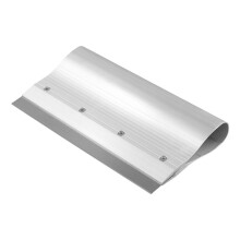 Grattoir à Pochoir Raclette à Pâte Planche à Gratter Couteau à Pâte à Souder en Étain Grattoir à Mailles en Acier Lame à Coupe Carrée 20 cm