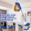 Ceiling Fan Cleaner Duster with 80inch Extension Pole, Flexible Chenille Duster for High Ceiling Fans 3