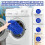 Ceiling Fan Cleaner Duster with 80inch Extension Pole, Flexible Chenille Duster for High Ceiling Fans 4