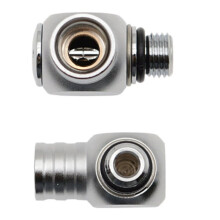 Adaptateur Basse Pression pour Premier Étage de Détendeur de Plongée, Rotation à 360, Raccord Pivotant pour Tuyau Basse Pression