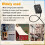 ERM12 Universal External Receiver with 2 Remote Controls for TOPENS Door Openers,for Automatic Swing Sliding Gate Opener 5