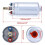 2x 044 High Flow External Fuel Pump + Dual Bracket & Out Manifold AN8 8