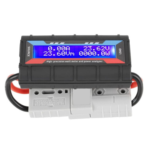 200A High Watt Meter Voltage Amp Meter Power Analyzer Checker Analyzer Performance Monitor, Battery, Solar, Wind Power 2