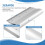 Stencil Scraper Paste Squeegee Scraping Board Tin Solder Paste Knife Steel Mesh Scraper Square Cut Blade 20 cm 4