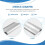 Stencil Scraper Paste Squeegee Scraping Board Tin Solder Paste Knife Steel Mesh Scraper Square Cut Blade 20 cm 5
