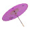 3Pièces Ombrelle Classique Violet En Bambou Pour Décor Et 2