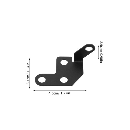 Accessoire Support Métal Noir Facile À Installer 2