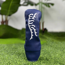 (Blue- Hybrid/UT) HOT Tiger Golf Wood Head Cover Headcover PU Driver Fairway Hybrid Club Cover