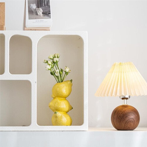 Ceramic Vibrant Stack Fruit Design Vase - Whimsical Stacked Lemon, Decorative for Home, Kitchen (Lemon) 2