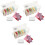 42Pièces Serviettes Compressées Coton Assorties Usage Maison Voyage 4