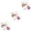 42Pièces Serviettes Compressées Coton Assorties Usage Maison Voyage 6