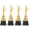 4Pièces Trophées Danse Ballet Dorés Pour Remise 5