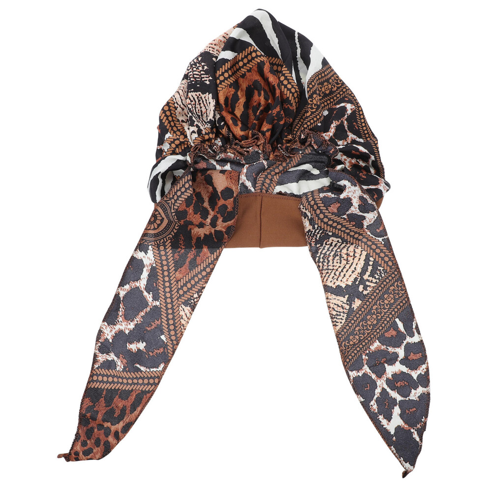 6St Dames Haarbonnet Nachtmuts Satin Voor Haar-image