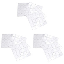 300Pcs Round Acrylic Mirror Stickers Silver Adhesive Back DIY Wall Art