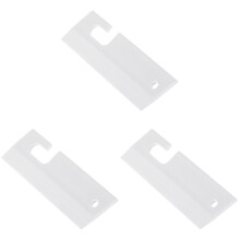 3Pièces Raclette Pour Vitres En Silicone Blanche Idéale Douche Voiture