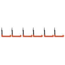 6Pcs Multi Storage Hooks Heavy Duty Iron Garage Tool Organizer