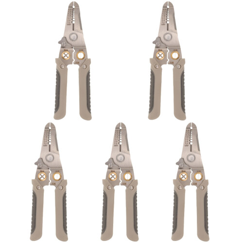 5Pcs Electrical Plier Wire Stripper Tool Multi-Function Wire Cutter