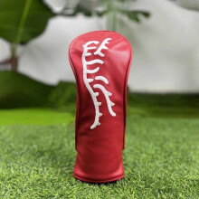 (Red-Wood 3/5) Tiger Golf Wood Head Cover Headcover PU Driver Fairway Hybrid Club Cover HOT