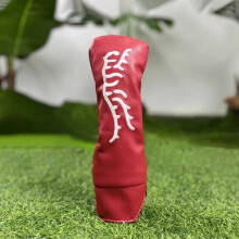 (Red-Hybrid/UT) HOT Tiger Golf Wood Head Cover Headcover PU Driver Fairway Hybrid Club Cover