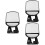 3Pièces Rétroviseurs Extension Large Noir 5