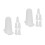 12Pcs Dishwasher Safe Silicone Nozzle Protectors for Cake Icing Tips 7