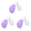 3Pièces Machine De Jambes Violet Pour Tonification Pelvienne 2