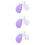 3Pièces Machine De Jambes Violet Pour Tonification Pelvienne 8