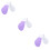3Pièces Machine De Jambes Violet Pour Tonification Pelvienne 9