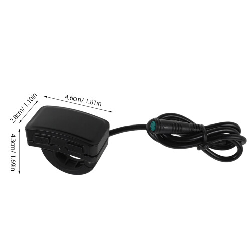 Écran De Bord Électrique LCD Étanche Noir Abs+ 2