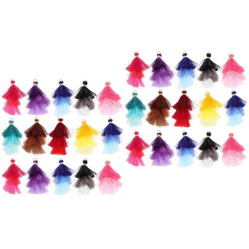 40Pièces Décorations Pompon Élégantes Pour Sac, Clé Rideaux 2
