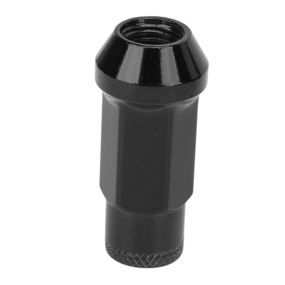 Tapered Lug Nuts 22Pc Sleeve Key Black 7055741475719