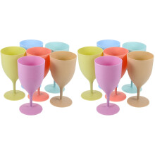 12Pièces Verres À Jus Décoratifs En Pour Banquets