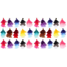 40Pièces Décorations Pompon Élégantes Pour Sac, Clé Rideaux