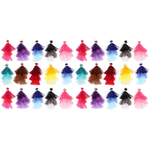 40Pièces Décorations Pompon Élégantes Pour Sac, Clé Rideaux