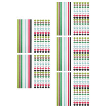 1600Pièces Papier Pliage Étoiles Couleurs Variées Pour DIY