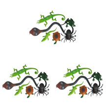 18Pièces Jouets Animaux Plastique Assortis Jouets Éducatifs Enfants
