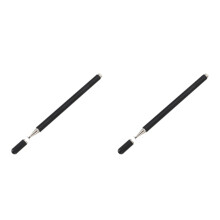 2Sets Portable Screen Touch Pen Aluminum Stylus for Smartphone Tablet
